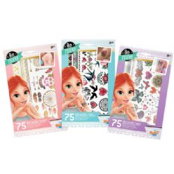 TATTOOS LAVABLES 75 PIÈCES ASST